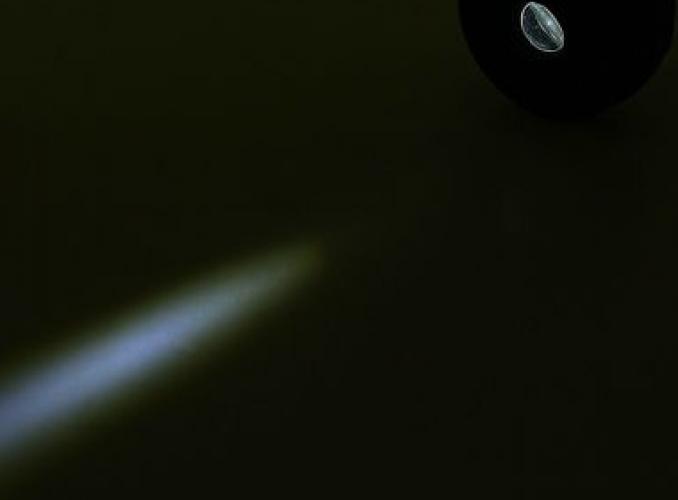 Фонарик переносной 1 диод zoom 2 режима спираль МИКС 13,7х8х8 см