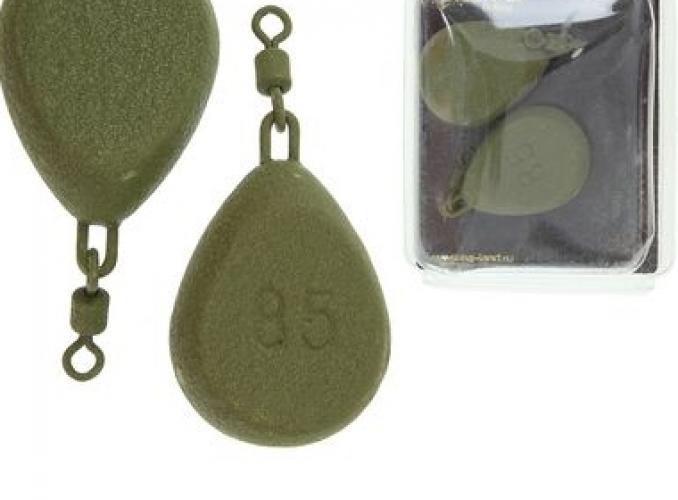 Груз Flat Pear Swivel 85g набор 2 шт.
