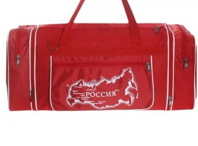 Сумка спорт трансф 138,3  70*26*31, 1 отдел на молнии, 3 н/кармана, красный 1387787