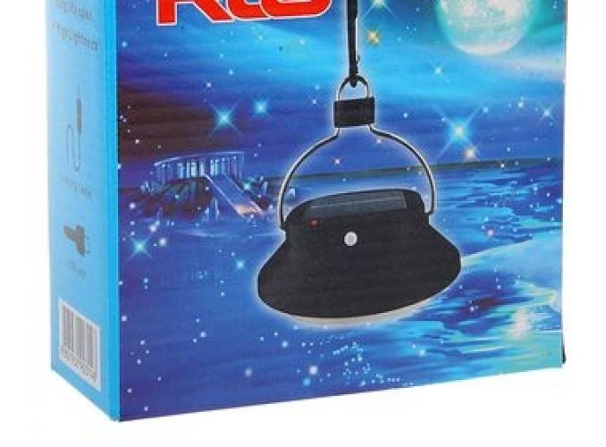 Фонарь подвесной, 2 режима, от энергии солнца, USB, 12х4 см