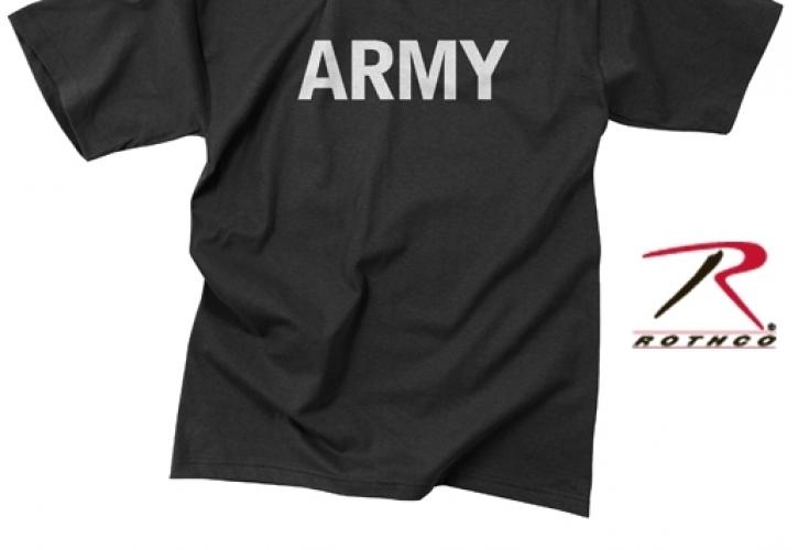 Черная футболка ARMY  ― настоящий военторг амуниция для экстрима дачи форменную одежду, обувь, головные уборы, снаряжение,  наш военторг станет лучшим местом для совершения покупок. Обратившись к нам, вы получаете выгодные расценки и гарантированно высокое качество продукции.8(495)642-32-56         1734@bk.ru    В нашем каталоге представлены наиболее популярные и пользующиеся большим спросом товарные позиции. Ассортимент в наличии гораздо шире и постоянно пополняется интересными новинками. Всегда в наличии широкий выбор фурнитуры, шевронов, нашивок, знаков; также представлена сувенирная продукция в большом ассортименте. Армейский магазин – широкий выбор военных товаров  Армейский интернет-магазин  Фронт - это широкий выбор товаров военного и тактического направления:      одежды;     снаряжения;     тюнинга на оружие;     различных аксессуаров.  Предлагаемые товары пользуются спросом среди военных и сотрудников силовых структур. Также они популярны среди охотников, туристов и любителей практичной одежды милитари стиля.  Посетив наш магазин военторг в Москве, вы можете быть уверены в качестве и оригинальности изделий. Мы работаем напрямую с известными мировыми брендами военного и тактического снаряжения: Snugpak, ESS, Arktis, Kitanica, Aimpoint, Camelbak, Propper, EBERLESTOCK, CAA, Crye Precision, Outdoor Research и Under Armour. А также с производителями практичной и стильной одежды милитари от Schott Nyc. и Alpha industries. Реализуем армейские товары по выгодным ценам, без посреднических надбавок.  Изучив наш сайт, вы найдёте товары и других популярных брендов военно-тактического направления. Приобрести необходимую одежду и экипировку в Москве вы можете, посетив наши розничные военные магазины. Есть служба курьерской доставки. Наш военторг осуществляет отправку товаров по России. Для этого необходимо оформить заказ на сайте.  Если вы затрудняетесь в выборе - специалисты нашего магазина проконсультируют вас. Многие наши сотрудники увлекаются страйкболом, охотой, туризмом, практической стрельбой. Есть отслужившие в войсках РФ. Мы сами с удовольствием используем военные товары: как одежду, так и снаряжение из нашего магазина. Всегда готовы поделиться личным опытом и помочь хорошим советом. Магазин военных товаров в Москве – идеальный вариант покупки качественных изделий.