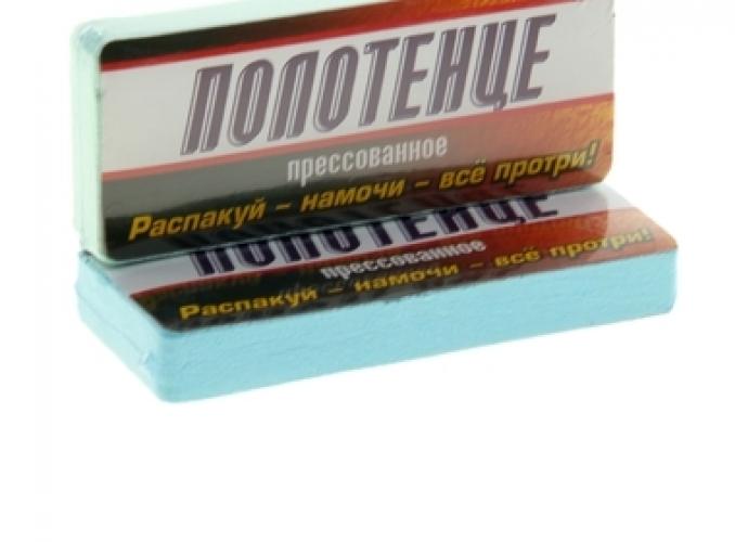 Полотенце прессованное Collorista Все протри, размер 28 х 60 см, цвет микс