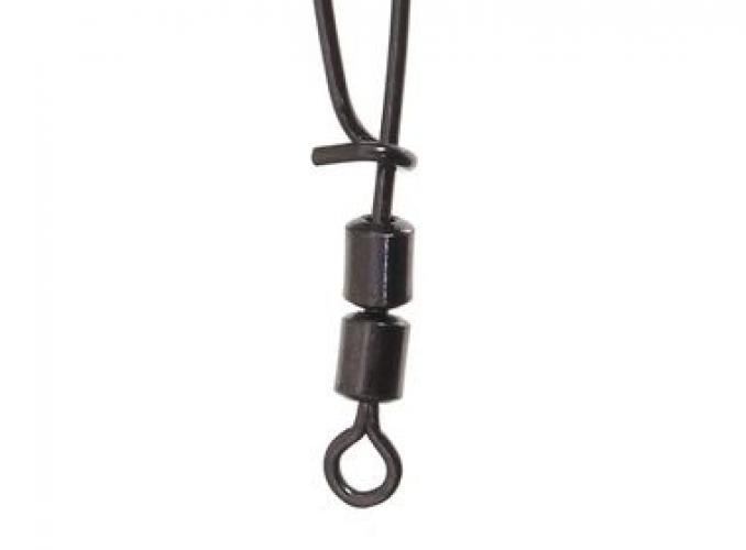 Карабин Tsuribito 23550 high speed double rolling swivel with t-shape snap №6 (набор 5 шт)