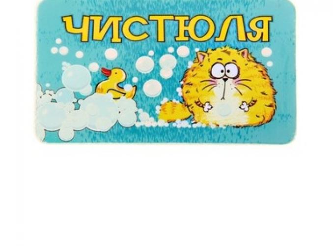Полотенце прессованное Чистюля Котэ, размер 28 х 60 см, цвет микс