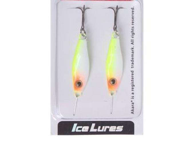 Блесна Akara Ice Lures рыбка с тройником IL007-3, вес 9гр, цвет 036