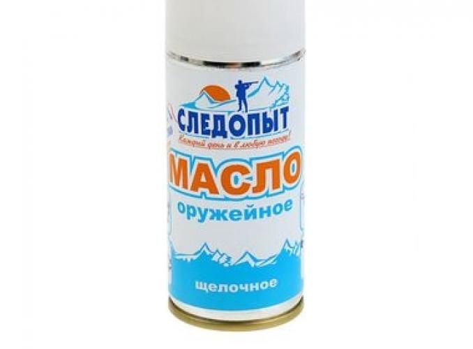 Масло оружейное щелочное Следопыт, аэрозоль, 140 мл, металлический баллон