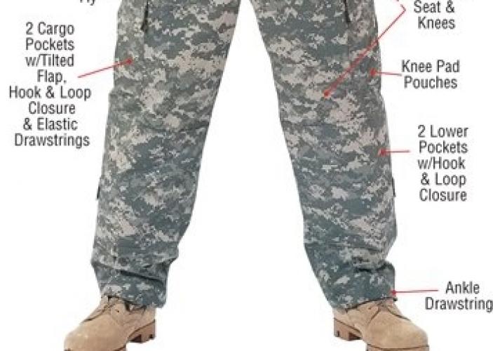 Форменные брюки ACU DIGITAL  ― настоящий военторг амуниция для экстрима дачи форменную одежду, обувь, головные уборы, снаряжение,  наш военторг станет лучшим местом для совершения покупок. Обратившись к нам, вы получаете выгодные расценки и гарантированно высокое качество продукции.8(495)642-32-56         1734@bk.ru    В нашем каталоге представлены наиболее популярные и пользующиеся большим спросом товарные позиции. Ассортимент в наличии гораздо шире и постоянно пополняется интересными новинками. Всегда в наличии широкий выбор фурнитуры, шевронов, нашивок, знаков; также представлена сувенирная продукция в большом ассортименте. Армейский магазин – широкий выбор военных товаров  Армейский интернет-магазин  Фронт - это широкий выбор товаров военного и тактического направления:      одежды;     снаряжения;     тюнинга на оружие;     различных аксессуаров.  Предлагаемые товары пользуются спросом среди военных и сотрудников силовых структур. Также они популярны среди охотников, туристов и любителей практичной одежды милитари стиля.  Посетив наш магазин военторг в Москве, вы можете быть уверены в качестве и оригинальности изделий. Мы работаем напрямую с известными мировыми брендами военного и тактического снаряжения: Snugpak, ESS, Arktis, Kitanica, Aimpoint, Camelbak, Propper, EBERLESTOCK, CAA, Crye Precision, Outdoor Research и Under Armour. А также с производителями практичной и стильной одежды милитари от Schott Nyc. и Alpha industries. Реализуем армейские товары по выгодным ценам, без посреднических надбавок.  Изучив наш сайт, вы найдёте товары и других популярных брендов военно-тактического направления. Приобрести необходимую одежду и экипировку в Москве вы можете, посетив наши розничные военные магазины. Есть служба курьерской доставки. Наш военторг осуществляет отправку товаров по России. Для этого необходимо оформить заказ на сайте.  Если вы затрудняетесь в выборе - специалисты нашего магазина проконсультируют вас. Многие наши сотрудники увлекаются страйкболом, охотой, туризмом, практической стрельбой. Есть отслужившие в войсках РФ. Мы сами с удовольствием используем военные товары: как одежду, так и снаряжение из нашего магазина. Всегда готовы поделиться личным опытом и помочь хорошим советом. Магазин военных товаров в Москве – идеальный вариант покупки качественных изделий.