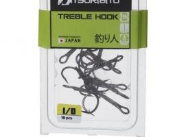 Тройники Tsuribito Treble Hook №1/0 BN (набор 10шт)