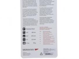 Нож нескладной Morakniv Companion F Rescue, 12213, углеродистая сталь, рукоять-резина