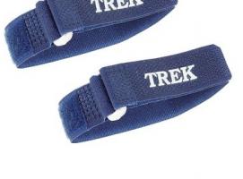 Зажим-липучка для лыж узкий TREK, цвет синий