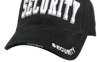 Черная бейсболка SECURITY 