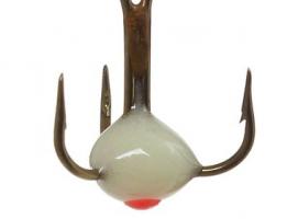 Тройник-чёртик Mustad №14, цвет P