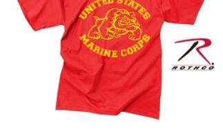 Винтажная футболка U.S. MARINE BULLDOG 