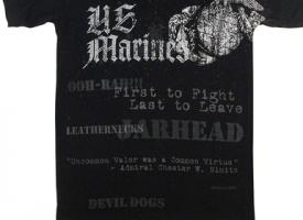 Винтажная футболка U.S. MARINES 