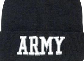 Черная шапка DELUXE ARMY 