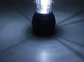 Фонарик аккумуляторный Сумерки 15 диодов, 220v, солнечная батарея