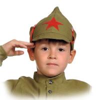 Детская военная шапка Буденовка