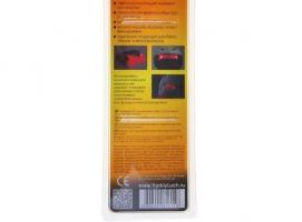 Фонарь ЯРКИЙ ЛУЧ V-002R Браслет 2 красных LED, 2 режима, 2xCR2032 в компл.