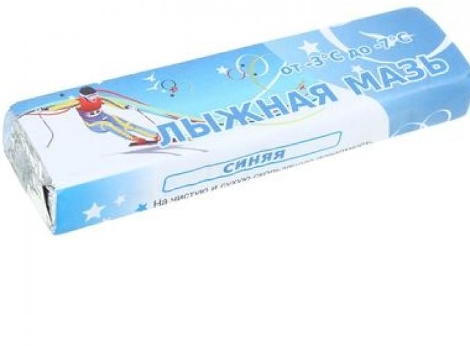 Мазь лыжная, синяя ( t°С -3 -7°C), масса 40 г