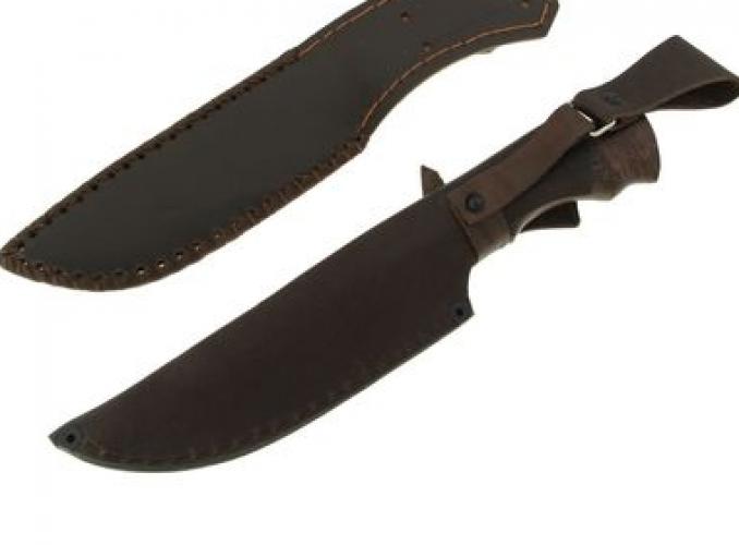 Нож нескладной Близнец, кованная  сталь 95х18, рукоять-венге, литье