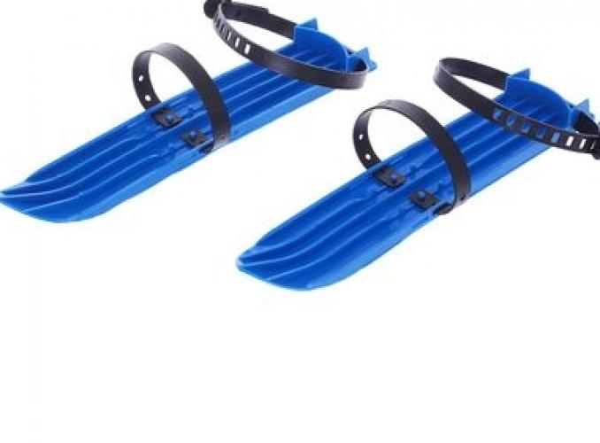 Мини-лыжи большие, 2 ремня, цвета МИКС