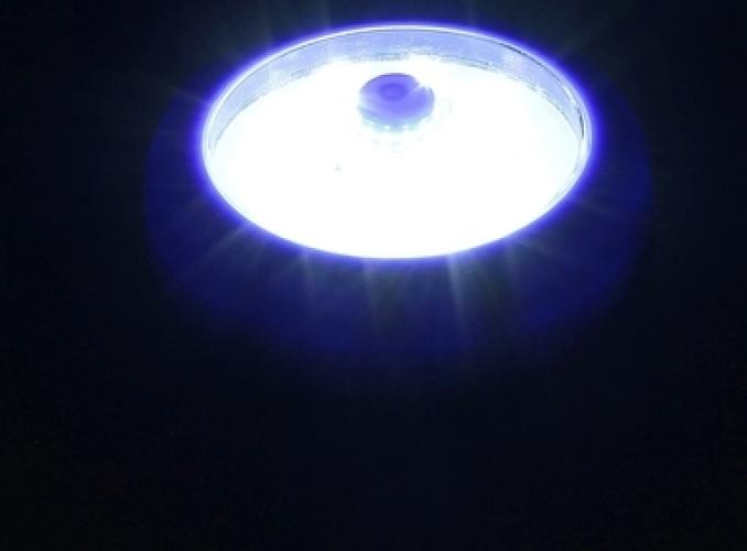 Фонарик с подвесом, 8 диодов, цвета МИКС