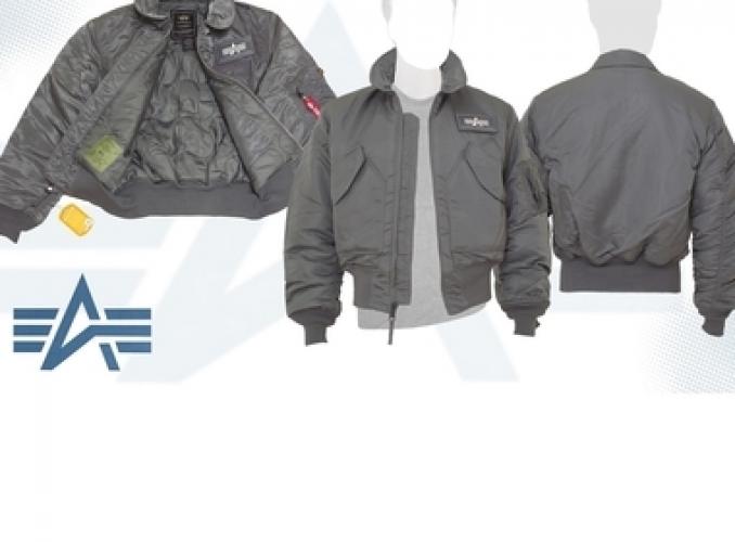 Куртка утеплённая CWU 45/P Alpha Industries Gun Metal, L