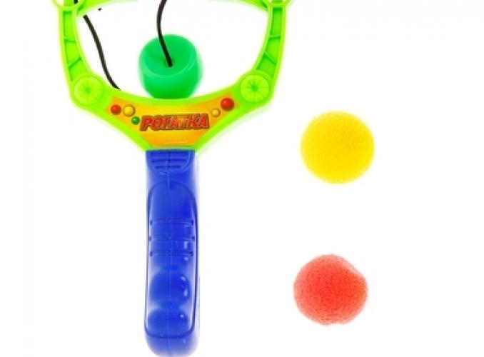 Рогатка Мини спорт, 2 мяча