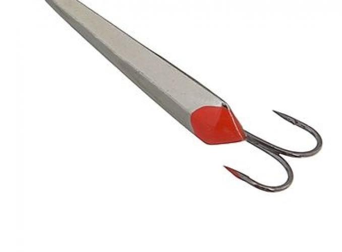 Блесна зимняя Пирс Лонг, вес 1.2г никель с двойником