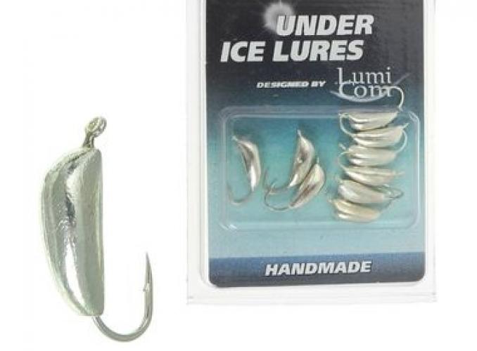 Мормышка Банан с ушком Ф3 серебро