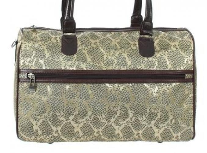 Сумка дорожная на молнии, 1 отдел, 1 наружный карман, МИКС