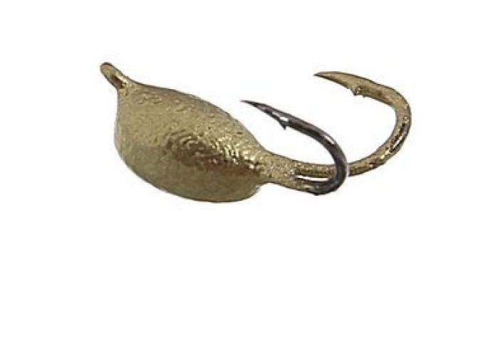 Мормышка вольфрам Пирс Коза-Клопик 0.5г блистер, цвет золото