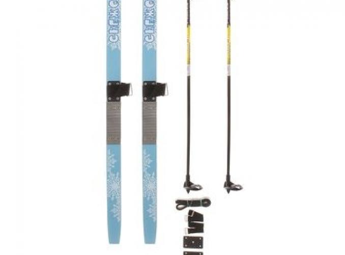 Комплект лыжный TREK Blazzer/ Маяк/ Валамаз/Снежок (125/85 (+/-5 см), крепл.: КМУ 001) МИКС