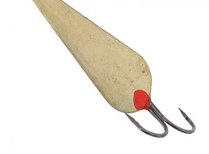 Блесна зимняя Пирс Вазуза, вес 5.7г латунь с двойником