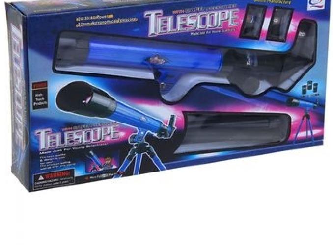 Телескоп настольный сувенирный Обучение съемные линзы 20х-30х-40х