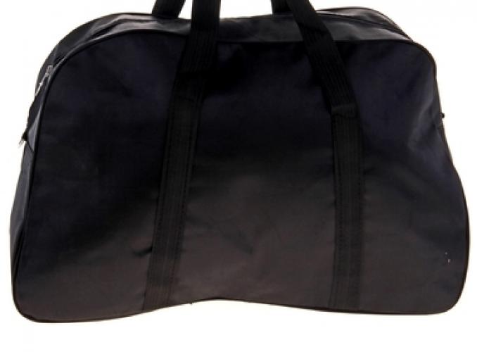 Сумка дорожная Canada, 1 отдел, наружный карман, чёрный/малиновый