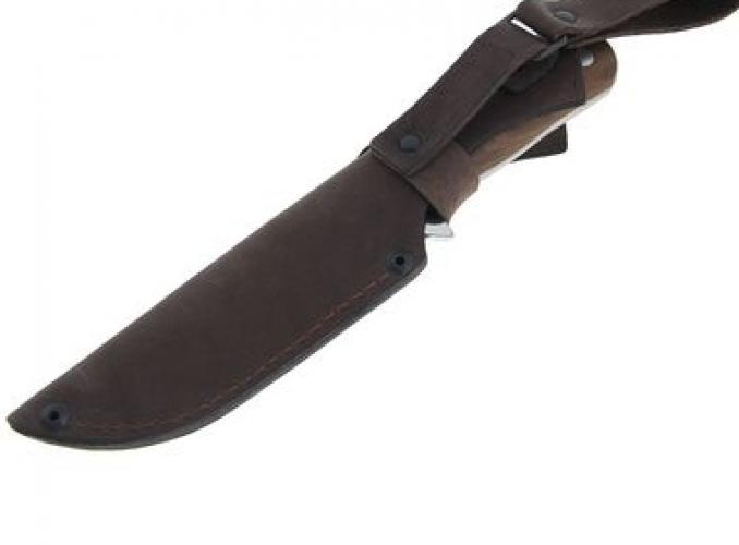 Нож нескладной Дельфин МР-6, г.Павлово, сталь 65Х13, рукоять-орех