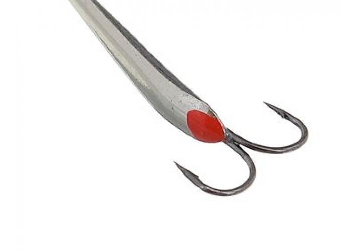 Блесна зимняя Пирс Гвоздик, вес 1.6г никель с двойником