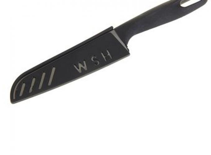 Нож нескладной в ножнах, цвет чёрный