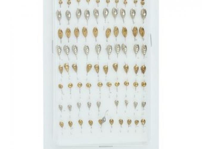 Мормышка COBRA средняя на блистере (набор 100 шт)