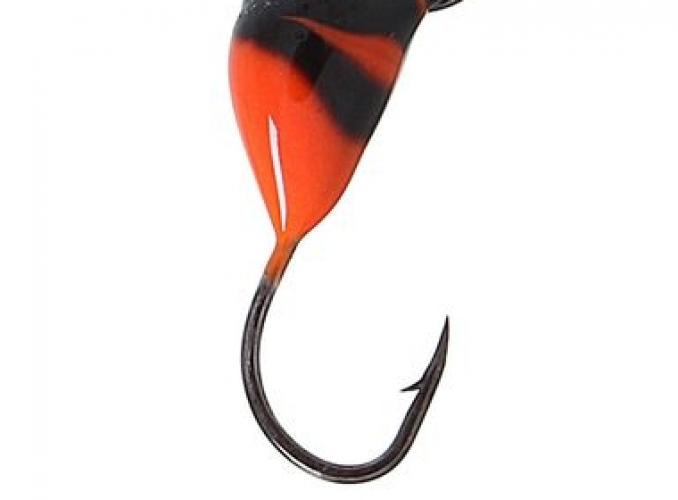 Мормышка Капля с ушком Ф3.2 обмазка с камнем винт OrBLd