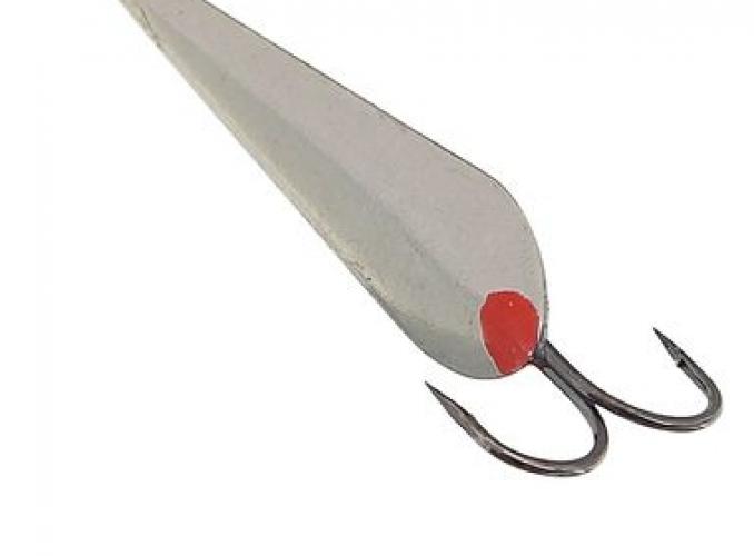 Блесна зимняя Пирс Вазуза, вес 3.3г никель с двойником