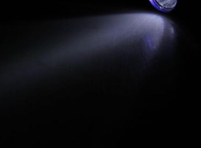 Фонарик ручной Трубка 1 диод, 1 батарейка АА, цвета МИКС