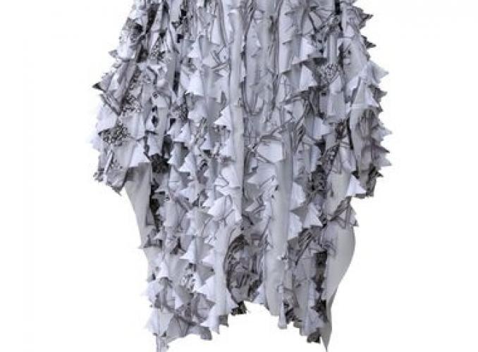 Накидка маскировочная Леший-2 белый лес