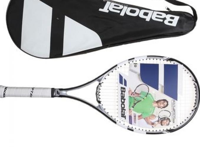 Теннисная ракетка Pulsion 102, с натяжкой (1, черный-серый)