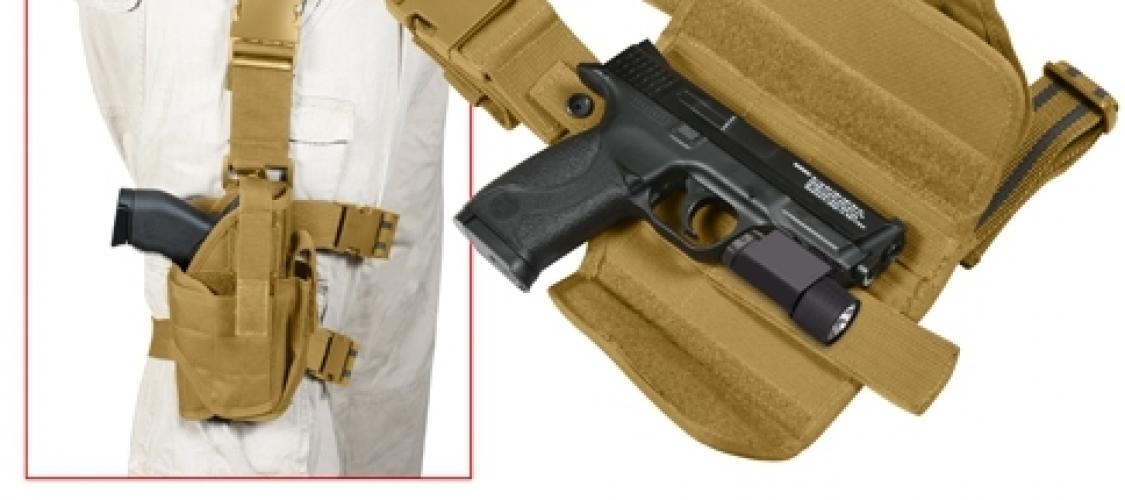 Коричневая кобура на ногу DELUXE  ― настоящий военторг амуниция для экстрима дачи форменную одежду, обувь, головные уборы, снаряжение,  наш военторг станет лучшим местом для совершения покупок. Обратившись к нам, вы получаете выгодные расценки и гарантированно высокое качество продукции.8(495)642-32-56         1734@bk.ru    В нашем каталоге представлены наиболее популярные и пользующиеся большим спросом товарные позиции. Ассортимент в наличии гораздо шире и постоянно пополняется интересными новинками. Всегда в наличии широкий выбор фурнитуры, шевронов, нашивок, знаков; также представлена сувенирная продукция в большом ассортименте. Армейский магазин – широкий выбор военных товаров  Армейский интернет-магазин  Фронт - это широкий выбор товаров военного и тактического направления:      одежды;     снаряжения;     тюнинга на оружие;     различных аксессуаров.  Предлагаемые товары пользуются спросом среди военных и сотрудников силовых структур. Также они популярны среди охотников, туристов и любителей практичной одежды милитари стиля.  Посетив наш магазин военторг в Москве, вы можете быть уверены в качестве и оригинальности изделий. Мы работаем напрямую с известными мировыми брендами военного и тактического снаряжения: Snugpak, ESS, Arktis, Kitanica, Aimpoint, Camelbak, Propper, EBERLESTOCK, CAA, Crye Precision, Outdoor Research и Under Armour. А также с производителями практичной и стильной одежды милитари от Schott Nyc. и Alpha industries. Реализуем армейские товары по выгодным ценам, без посреднических надбавок.  Изучив наш сайт, вы найдёте товары и других популярных брендов военно-тактического направления. Приобрести необходимую одежду и экипировку в Москве вы можете, посетив наши розничные военные магазины. Есть служба курьерской доставки. Наш военторг осуществляет отправку товаров по России. Для этого необходимо оформить заказ на сайте.  Если вы затрудняетесь в выборе - специалисты нашего магазина проконсультируют вас. Многие наши сотрудники увлекаются страйкболом, охотой, туризмом, практической стрельбой. Есть отслужившие в войсках РФ. Мы сами с удовольствием используем военные товары: как одежду, так и снаряжение из нашего магазина. Всегда готовы поделиться личным опытом и помочь хорошим советом. Магазин военных товаров в Москве – идеальный вариант покупки качественных изделий.