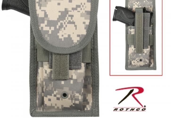 Кобура MOLLE ACU DIGITAL  ― настоящий военторг амуниция для экстрима дачи форменную одежду, обувь, головные уборы, снаряжение,  наш военторг станет лучшим местом для совершения покупок. Обратившись к нам, вы получаете выгодные расценки и гарантированно высокое качество продукции.8(495)642-32-56         1734@bk.ru    В нашем каталоге представлены наиболее популярные и пользующиеся большим спросом товарные позиции. Ассортимент в наличии гораздо шире и постоянно пополняется интересными новинками. Всегда в наличии широкий выбор фурнитуры, шевронов, нашивок, знаков; также представлена сувенирная продукция в большом ассортименте. Армейский магазин – широкий выбор военных товаров  Армейский интернет-магазин  Фронт - это широкий выбор товаров военного и тактического направления:      одежды;     снаряжения;     тюнинга на оружие;     различных аксессуаров.  Предлагаемые товары пользуются спросом среди военных и сотрудников силовых структур. Также они популярны среди охотников, туристов и любителей практичной одежды милитари стиля.  Посетив наш магазин военторг в Москве, вы можете быть уверены в качестве и оригинальности изделий. Мы работаем напрямую с известными мировыми брендами военного и тактического снаряжения: Snugpak, ESS, Arktis, Kitanica, Aimpoint, Camelbak, Propper, EBERLESTOCK, CAA, Crye Precision, Outdoor Research и Under Armour. А также с производителями практичной и стильной одежды милитари от Schott Nyc. и Alpha industries. Реализуем армейские товары по выгодным ценам, без посреднических надбавок.  Изучив наш сайт, вы найдёте товары и других популярных брендов военно-тактического направления. Приобрести необходимую одежду и экипировку в Москве вы можете, посетив наши розничные военные магазины. Есть служба курьерской доставки. Наш военторг осуществляет отправку товаров по России. Для этого необходимо оформить заказ на сайте.  Если вы затрудняетесь в выборе - специалисты нашего магазина проконсультируют вас. Многие наши сотрудники увлекаются страйкболом, охотой, туризмом, практической стрельбой. Есть отслужившие в войсках РФ. Мы сами с удовольствием используем военные товары: как одежду, так и снаряжение из нашего магазина. Всегда готовы поделиться личным опытом и помочь хорошим советом. Магазин военных товаров в Москве – идеальный вариант покупки качественных изделий.