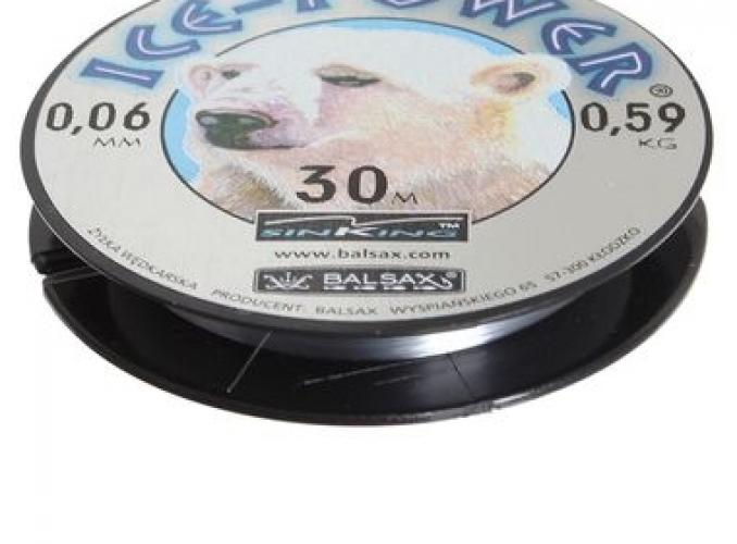 Леска зимняя Balsax Ice Power 0,06 30м