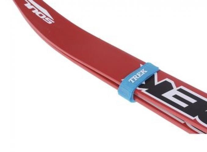 Зажим-липучка для лыж узкий TREK, цвет бирюзовый