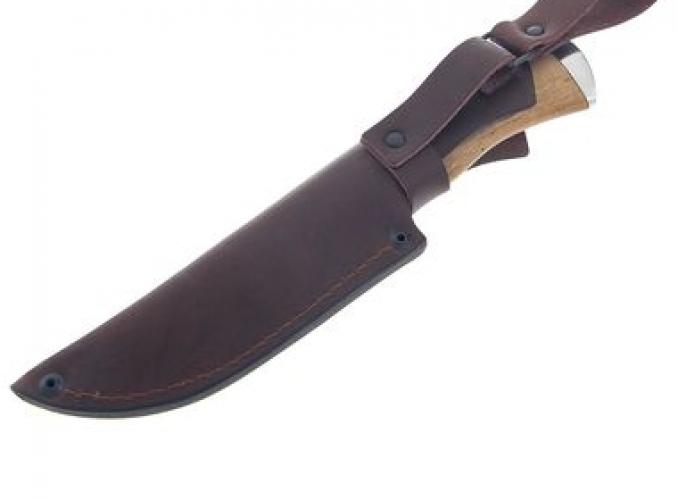 Нож нескладной Пират СН-9, г.Павлово, сталь 65Х13, рукоять-орех